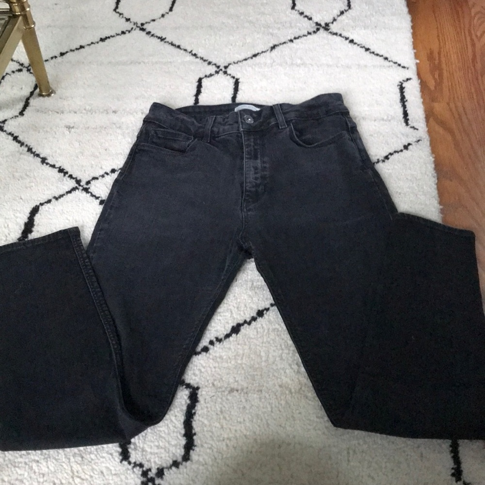 Zara Washed Black Jeans - 28